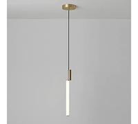 Mjsdjof Lampada a Sospensione a soffitto a Tubo Lungo, Lampade a Sospensione cilindriche in Acrilico, Apparecchi di Illuminazione a LED, Lampada da Comodino Minimalista Moderna, Lampade a Sospensione