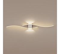 Mjsdjof Lampada da parete moderna a LED, applique da parete lineari in metallo con illuminazione su e giù Piccoli faretti, luce d'atmosfera da parete sullo sfondo del comodino, lampade da parete di de