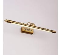 Mjsdjof Luce Frontale a Specchio Tradizionale Orientale, Applique da Bagno Color Bronzo, luci da Tavolo Regolabili su e Giù, Applique da Parete industriali a LED per Camera da Letto, toletta