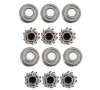 MJTXD01SKS, Compatibile Con Xiaomi, Compatibile Con Mijia, S500C S500 S300, Testina Di Taglio For Rasoio, Accessori For Testine Di Ricambio For Rasoio(6pcs)