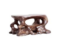 mjyyyds188 Supporto per Bonsai Base in Legno Intagliato a Forma di Ala di Pollo, teiera in Stile Cinese, Supporto Decorativo in Pietra strana