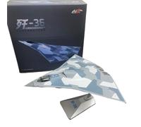 MJZUOLIL aerei a reazione Modello di aereo in lega J-36 in scala 1:144 regali per piloti