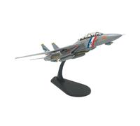 MJZUOLIL aerei a reazione Modello pressofuso dell'aereo da caccia F-14D Tomcat in scala 1:100 regali per piloti