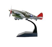 MJZUOLIL aerei a reazione Modello pressofuso in scala 1:72 dell'aereo da caccia P-47 regali per piloti