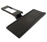 MJZYP Supporto Porta Tastiera Estraibile, Cassetto Ergonomico per Tastiera, Rotazione A 360°, Angolo di Inclinazione Regolabile Vassoio per Tastiera Scorrevole, Installazione Facile 65x25cm