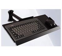 MJZYP Vassoio per Tastiera Braccio per Tastiera, Cassetto Ergonomico per Tastiera con Piattaforma Regolabile in Altezza Tavola di espansione per scrivania 45cm/17.7inch