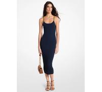 MK Abito a canotta in maglia a coste con decorazioni - Blu - Michael Kors XS
