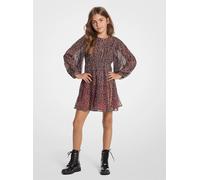 MK Abito leopardato effetto metallizzato - Marrone - Michael Kors 4Y