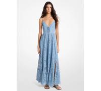 MK Abito maxi in pizzo floreale cordonato - Blu - Michael Kors M