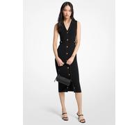 MK Abito midi in maglia stretch - Nero - Michael Kors S