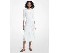 MK Abito polo in maglia stretch - Naturale - Michael Kors S