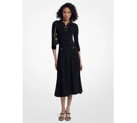 MK Abito polo in maglia stretch - Nero - Michael Kors S