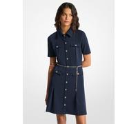 MK Abito Scuba con cintura - Blu - Michael Kors XS