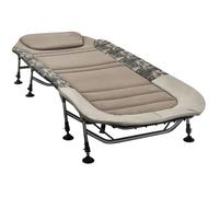 MK-Angelsport "Fort Knox FlatSize X-Pro Camo Bedchair bis 150kg belastbar Karpfenliege Gartenliege Liege 8-Bein