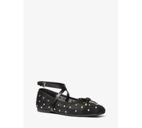 MK Ballerina Collette in mesh con decorazioni - Nero - Michael Kors EU 36