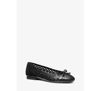MK Ballerina Piper Flex in pelle con logo - Nero - Michael Kors EU 40