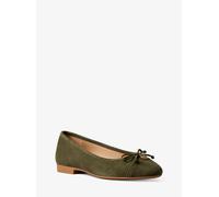 MK Ballerina Piper Flex in pelle scamosciata - Verde - Michael Kors EU 38