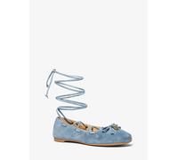 MK Ballerina Shae Flex in pelle scamosciata - Blu - Michael Kors EU 42.5