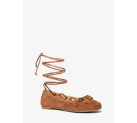MK Ballerina Shae Flex in pelle scamosciata - Marrone - Michael Kors EU 39