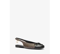 MK Ballerina slingback Piper con stampa logo - Marrone - Michael Kors EU 36.5