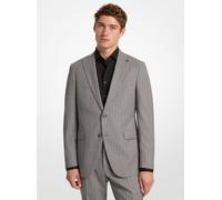 MK Blazer in misto lana stretch gessata - Grigio - Michael Kors 50