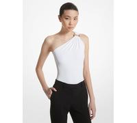 MK Body monospalla in jersey opaco - Bianco - Michael Kors XS