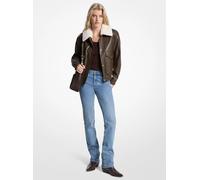 MK Bomber con finiture in pelliccia sintetica - Marrone - Michael Kors