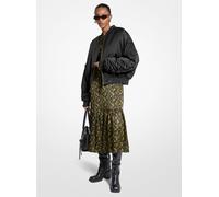 MK Bomber in raso ciré - Nero - Michael Kors XL