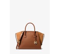 MK Borsa a mano Avril grande in pelle e pelle scamosciata - Marrone - Michael Kors ONE SIZE