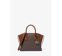 MK Borsa a mano Avril piccola in pelle con logo - Marrone - Michael Kors ONE SIZE