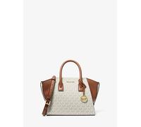 MK Borsa a mano Avril piccola in pelle con logo - Naturale - Michael Kors ONE SIZE