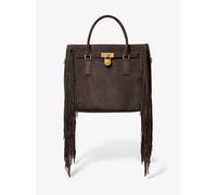 MK Borsa a mano Hamilton Moderne piccola in pelle scamosciata con frange - Marrone - Michael Kors ONE SIZE