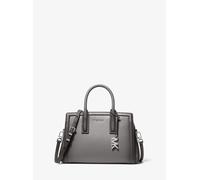 MK Borsa a mano Laila piccola in pelle brunita - Grigio - Michael Kors ONE SIZE