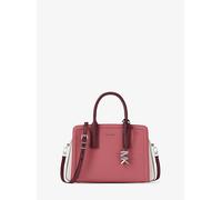 MK Borsa a mano Laila piccola in pelle color block - Rosso - Michael Kors ONE SIZE