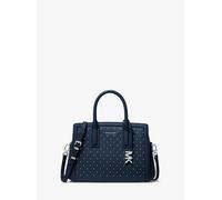 MK Borsa a mano Laila piccola in pelle con borchie - Blu - Michael Kors ONE SIZE