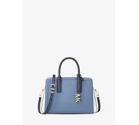 MK Borsa a mano Laila piccola in pelle martellata color block - Blu - Michael Kors ONE SIZE