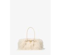 MK Borsa a mano piccola Hamilton Moderne in shearling sintetico - Naturale - Michael Kors ONE SIZE
