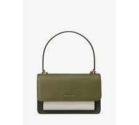 MK Borsa a spalla Claire grande in pelle color block - Verde - Michael Kors ONE SIZE
