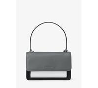 MK Borsa a spalla Claire grande in pelle martellata color block - Grigio - Michael Kors ONE SIZE
