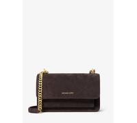 MK Borsa a spalla Claire grande in pelle scamosciata - Marrone - Michael Kors ONE SIZE