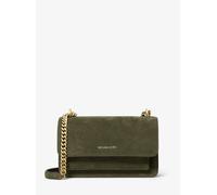 MK Borsa a spalla Claire grande in pelle scamosciata - Verde - Michael Kors ONE SIZE