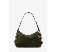 MK Borsa a spalla convertibile Nolita media in nabuk - Verde - Michael Kors ONE SIZE