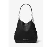 MK Borsa a spalla Lillie grande in pelle martellata - Nero - Michael Kors
