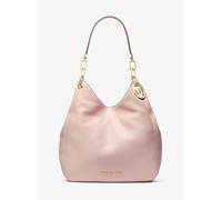 MK Borsa a spalla Lillie grande in pelle martellata - Rosa - Michael Kors