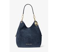 MK Borsa a spalla Lillie grande in pelle scamosciata - Blu - Michael Kors ONE SIZE