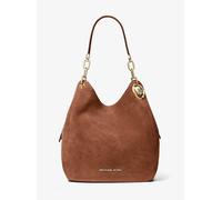 MK Borsa a spalla Lillie grande in pelle scamosciata - Marrone - Michael Kors ONE SIZE