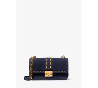MK Borsa a spalla Tribeca piccola in pelle scamosciata con borchie - Blu - Michael Kors ONE SIZE