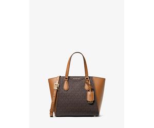 MK Borsa a tracolla convertibile Taryn piccola in pelle con logo - Marrone - Michael Kors ONE SIZE