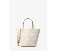 MK Borsa a tracolla Flora media in pelle martellata con logo - Naturale - Michael Kors ONE SIZE