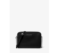 Michael Kors Jet Set Borsa a tracolla nero, pelle, donna